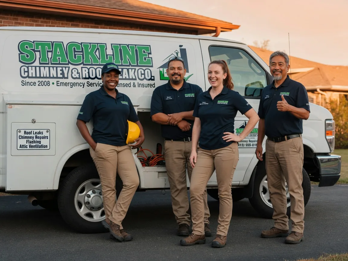 Chimney flashing repair company in Mason City, NE
